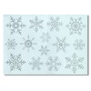 Articlings Christmas Angel Window Clings With 28 Glitter Snowflakes -