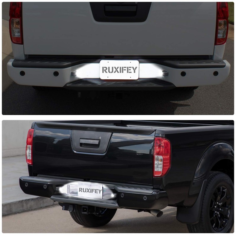 RUXIFEY - Luces LED para placa de matrícula trasera de