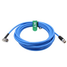 HangTon 12G 4K Raw SDI Coaxial Video Cable BNC to BNC Canare LV-61S 75 Ohm for Camera Monitor Flexible Shielded 5 m Green