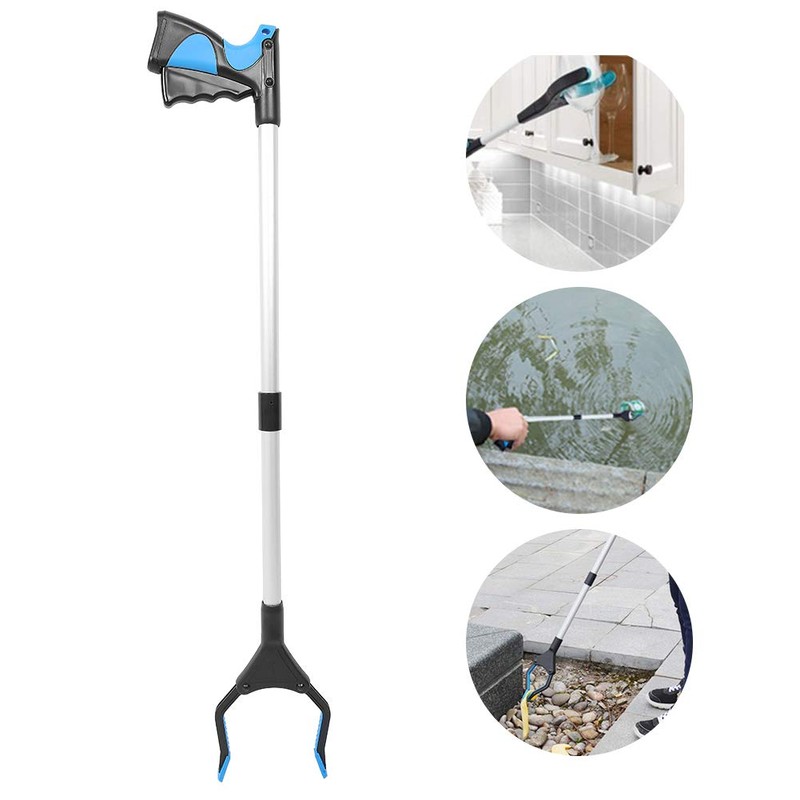 31" Extensor Recogedor De Basura Plegable, Agarrador De Mano Para