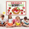 Chiisong 85 Pcs Fruit Bulletin Board Set Strawberry Classroom Decorations