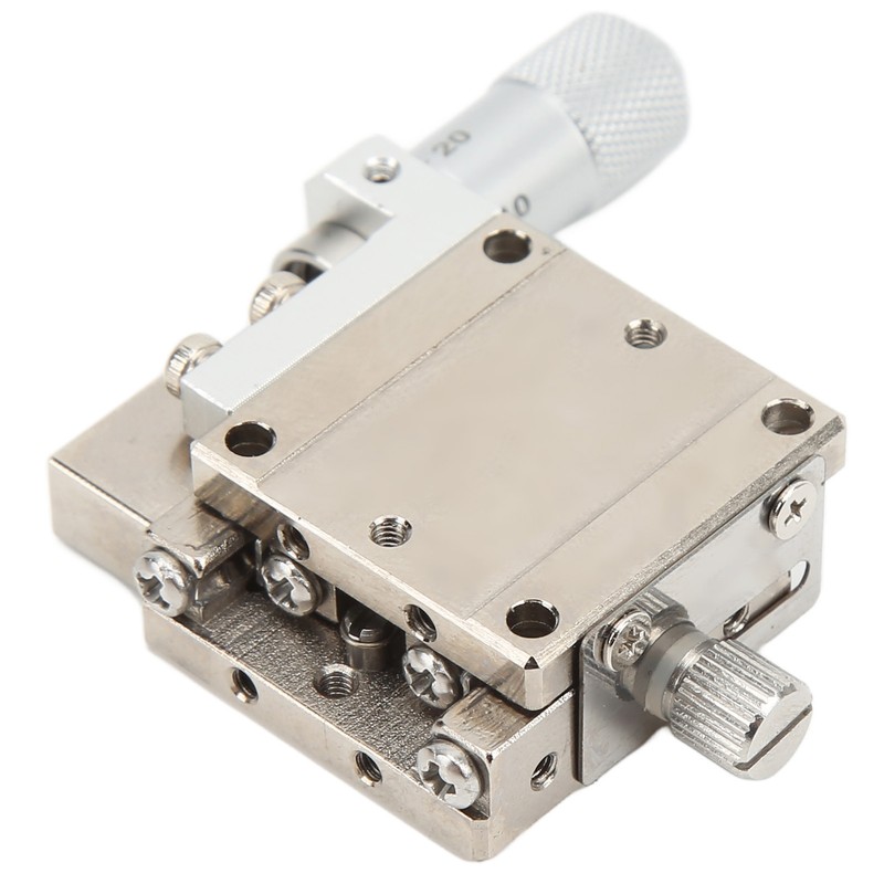 Linear Stage X Axes 25x25mm Micrometer Manual Displacement Platform Sliding