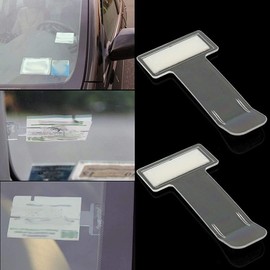 2 x Parking Permit Holder Clip Note Holder Parking Permit Parking Permit Resident ID Notes Car Accessories Sarachen (2 x Parking Ticket Holders)