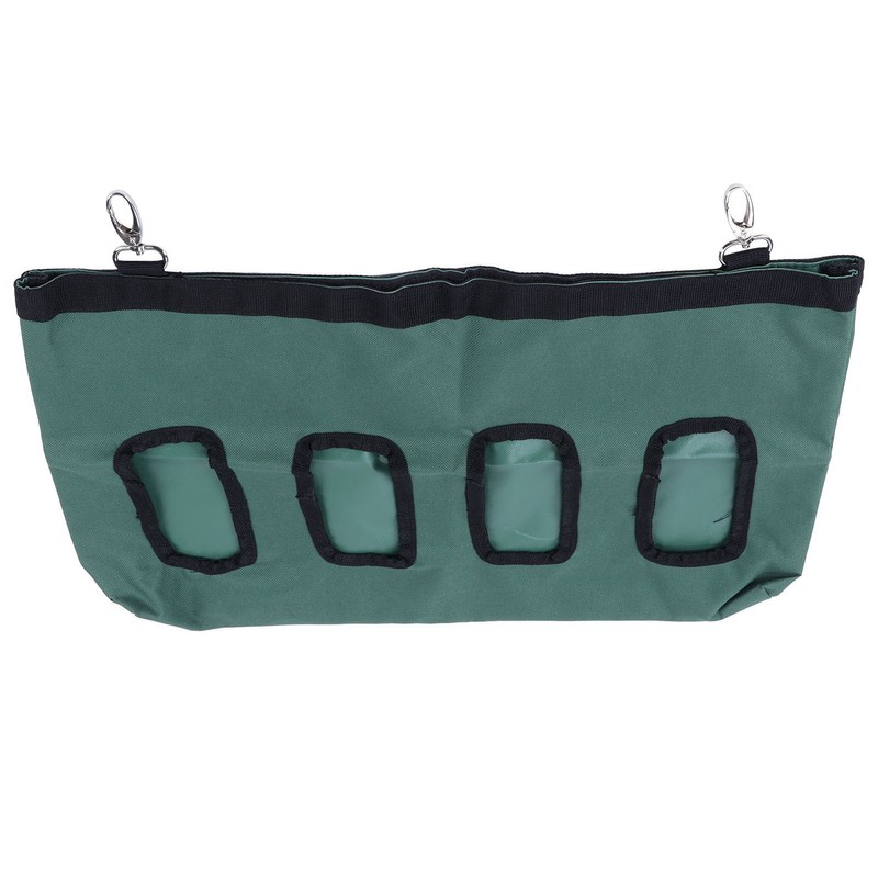 Rabbit Feeder Bag Hanging Feeding Tote with 4 Holes for
