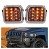 HECASA Pair LED Turn Signal Light Compatible with 2006-2010 Hummer