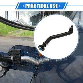 VekAuto Fuel Tank Filler Neck Compatible for Ford for Ranger 1993-1997, Durable Metal Black Rear Tank Filler Tube Pipe Hose