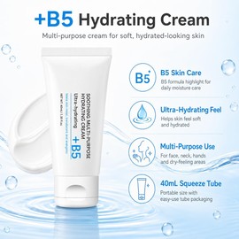 B5 Skin Barrier Repair Cream, Balm Skin with Centella Asiatica, Shea Butter Multi-Purpose Body Ointment, Rich Texture, Suitable for Face, Body, and Hands, Dry Areas, Non-Greasy Finish After Absorption