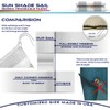 Windscreen4less 12' x 14' Sun Shade Sail Straight Edge Sun