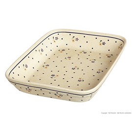Pottery Casserole Dish for 2 People 19.5 x 26.5 CM H: 5.0 111 CM