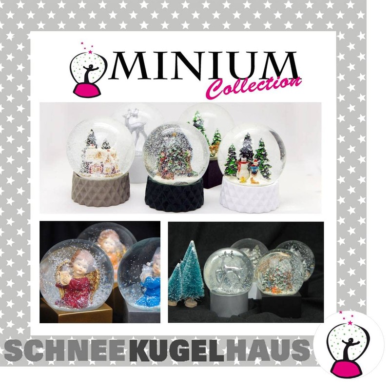 20171 Snow Globe Nostalgia Sleigh Ride on Base Cubic Green