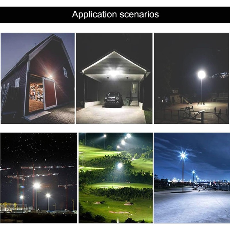 2Pack LED Flood Light Outdoor,150W LED Work Light 15500lm with