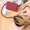 Genuine Leather Key Coin Case Neck Multi-functional Mini Wallet for