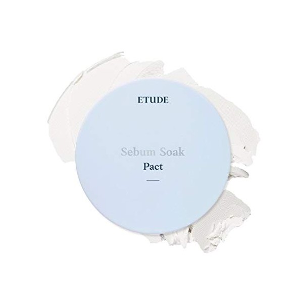 ETUDE HOUSE Sebum Soak Pact | Facial Oil Control and Soft Skin with this Mineral Powder that Absorbs Sebum for a Matte Face | K-beauty