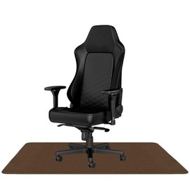 Arthome 90 x 140 cm Chair Mat, Brown Office Chair Mat for Hardwood Floor, Low Pile Carpet, Non-Slip Floor Protection Rug