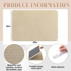 Hahafelt 48'' x 36''Linen Fabric Bulletin Board Pinboard for Walls