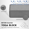 Meteor Essential Non-Slip Yoga Block, High Density Yoga Brick for
