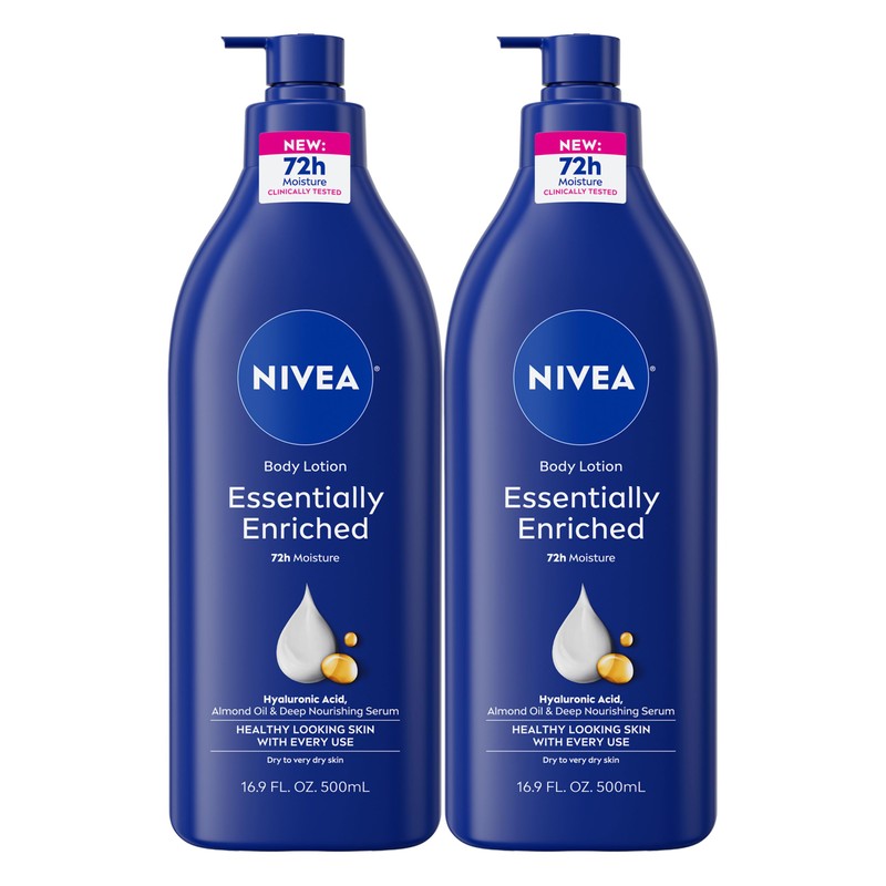 NIVEA Essentially Enriched Body Lotion - 48 Hour Moisture For