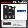 WORKPRO 4PCS Impact Socket Set 1/2" Drive, Lug Nut Socket