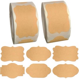 600 Pcs Etiquetas Adhesivas Para Regalos 5x3cm Etiquetas Adhesivas Para Nombres, Adhesivos para Pizarra Autoadhesivos para DecorarTarros Mason, Despensa, Hogar y Oficina, Classification, Collection