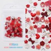 3D Nail Charms, 400 Pcs Multi Shapes Flower Bow Bear