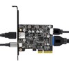 chenyang 4 Port PCI-E 4X to USB A/USB C/USB 3.0