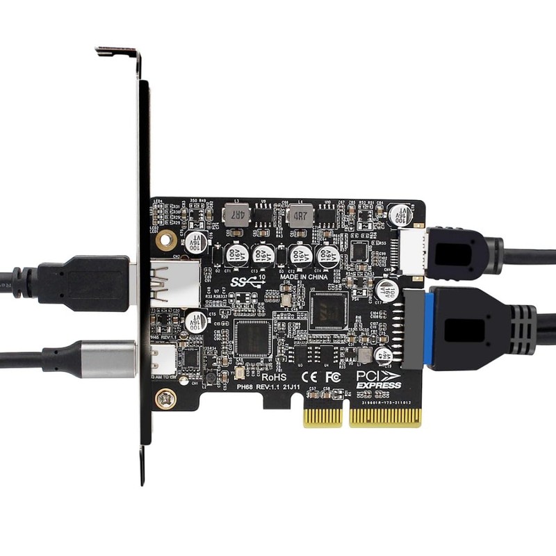 chenyang 4 Port PCI-E 4X to USB A/USB C/USB 3.0