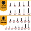 weideer 1095pcs Self Tapping Screws for Metal, #8#10 M2 M3