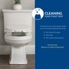 Bemis Steadfast 3" Raised Toilet Seat with Open-Front, Hinges that
