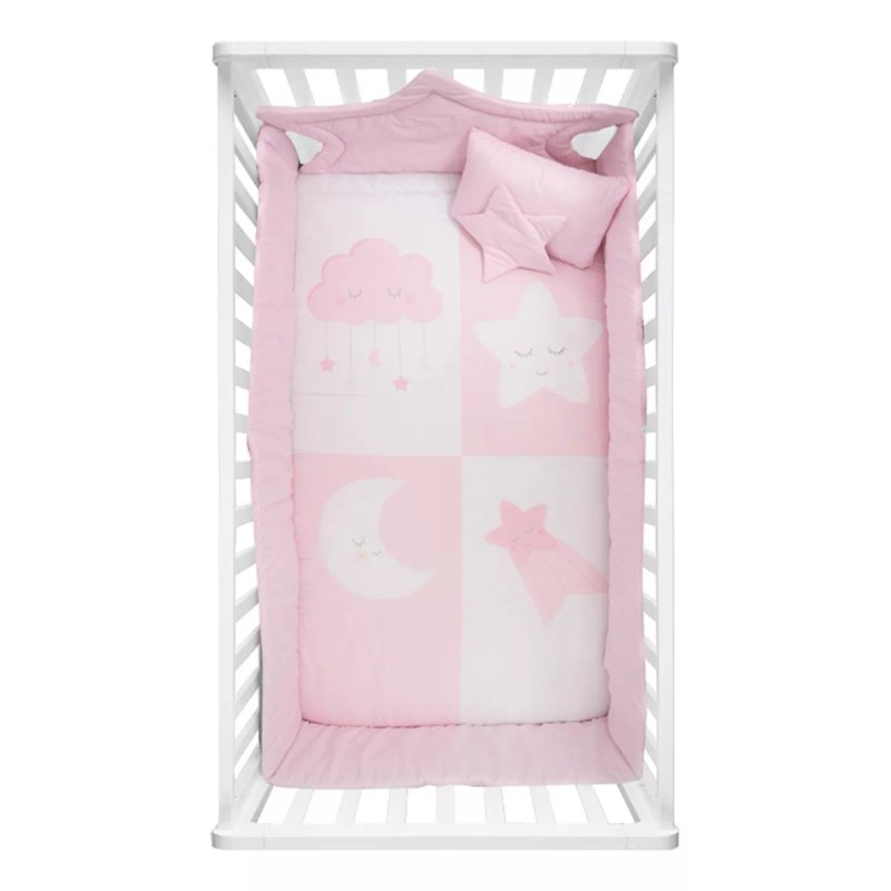 Chiqui Mundo Edredon Para cuna Cama Cuna Corral Baby Moon