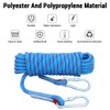 10mm Climbing Rope for Adults with Double Hook Durable for