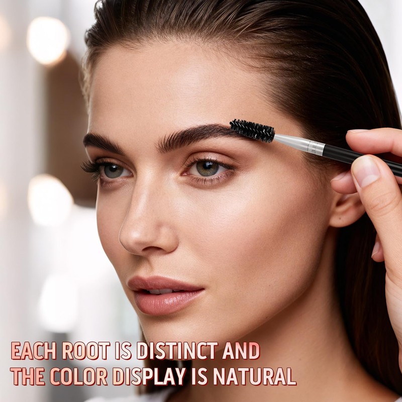 Rogdoo Eyebrow Pen-2-in-1 Dual-Ended Waterproof Eye Brow Pencils for Women
