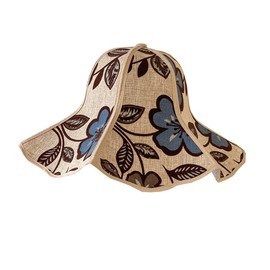 H HONG RI SHENG Straw Hat, Sun Hat, Fishing Hat, Sunshade, Hat, Gardening Work, Weeding, Rice, UV Protection, Unisex, Tan