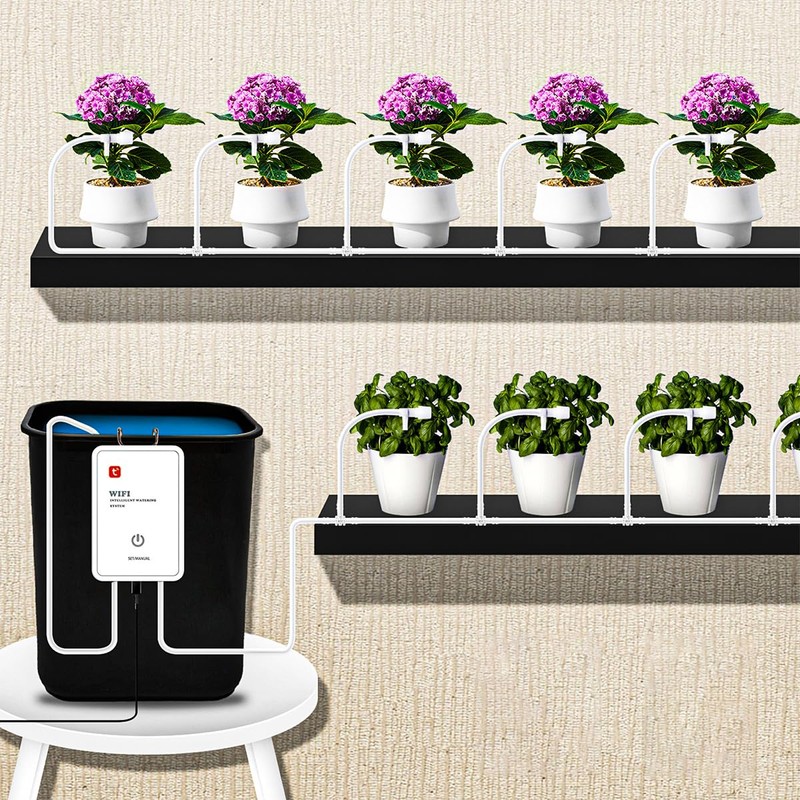 Automatic Watering System WIFI Smart Timer Waterer Remote Control by