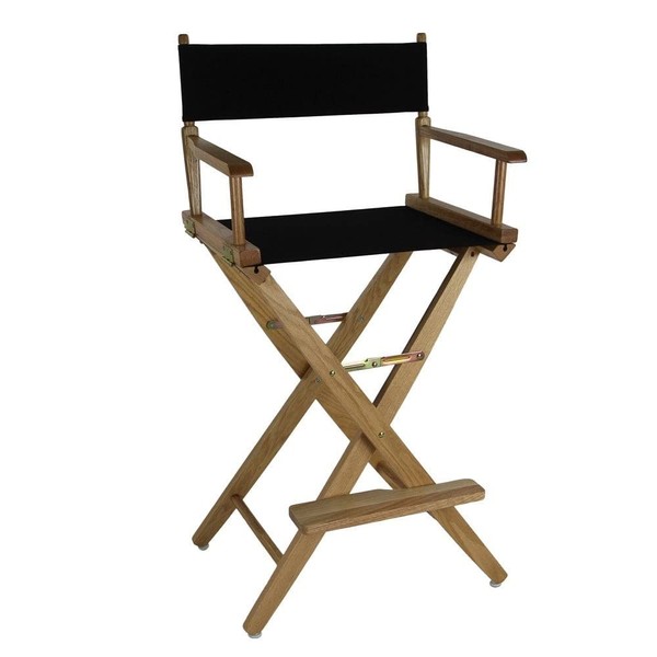 American Trails Extra-Wide Premium 30" Director's Chair Natural Frame with