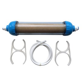 Finest-Filters Compact Reverse Osmosis RO Unit DI Deionisation Add On Stage with Resin, Tubing and Clips.