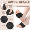 Cutecrop 12 Pairs Women's Open Toe Topper Socks for Mules