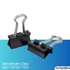1InTheOffice Mini Binder Clips, Paper Clamp, Metal Binder Clips, Document