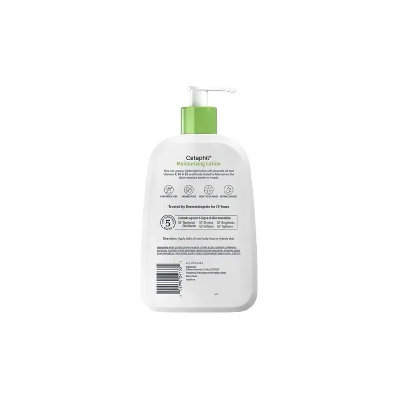 Loción Humectante Cetaphil Piel Sensible Normal A Seca 473ml
