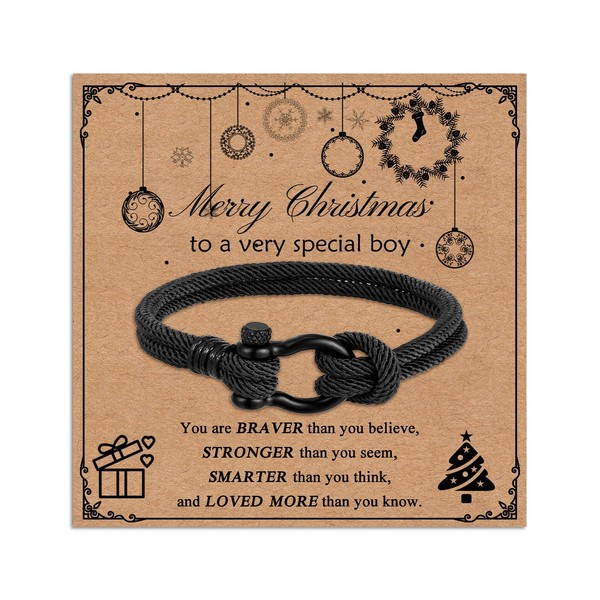 Toplstud Bracelets for Boys - Christmas Bracelet Gifts for Son