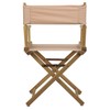 Casual Home 18" Director's Chair Natural Frame with Tan Canvas