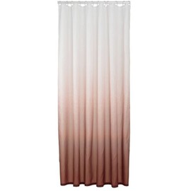 Sealskin Blend Shower Curtain, 180 x 200 cm, Dark Pink/White, Other