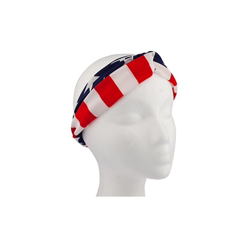 LUX ACCESSORIES American Flag July 4Th Independence Day Red White