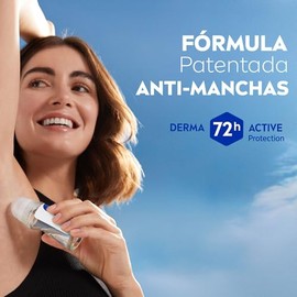 NIVEA Desodorante Antimanchas para Mujer, Invisible Clear (50 ml), Fórmula anti manchas, anti olor, anti sudor, anti irritación y anti residuos 72... 