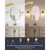 EAPUDUN Bathroom Light Fixtures Over Mirror, 1-Light Brushed Nickel Wall