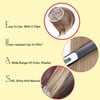 Prettyshop Clip-In Extension Side Fringe Hair Piece, Natural Hair Insert,