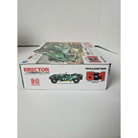Meccano Erector By Meccano Roadster Level 2 Novice *STEAM Curriculum* W/Pull Back Motor