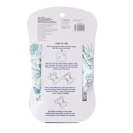 Big Softies Reusable Nappy with Insert Absorber, Geo Triangle