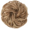FESHFEN Messy Bun Hair Pieces - Large Wavy Curly Elastic