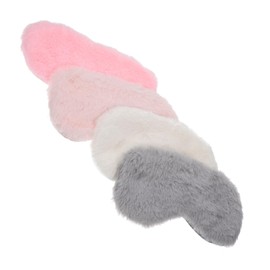 Mikinona 4Pcs Breathable Eye Masks Soft Silk Eye Patches for Home Travel Comfortable for Rest Relaxation