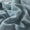 JUSPURBET Light Blue Chenille Throw Pillow Covers 22x22 inch Set